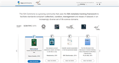 Desktop Screenshot of isacommons.org